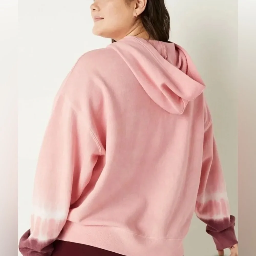 PINK Victoria’s Secret Pink Dip Tie Dye Campus Pullover Hoodie Sweatshirt Size S